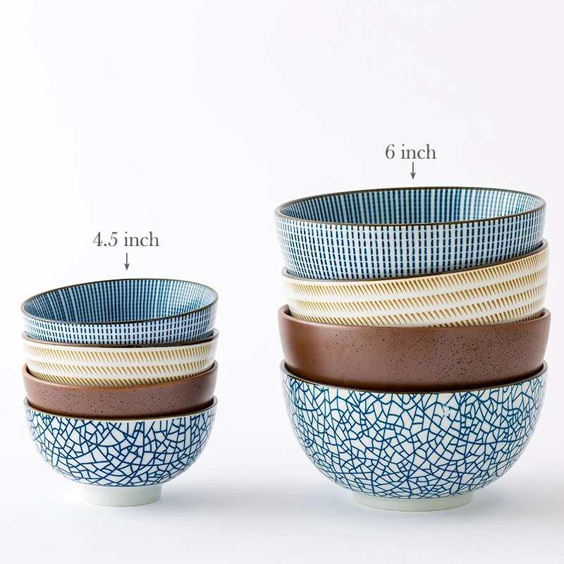 Amazon.com | JapanBargain, Set of 2 Japanese Porcelain Bowls