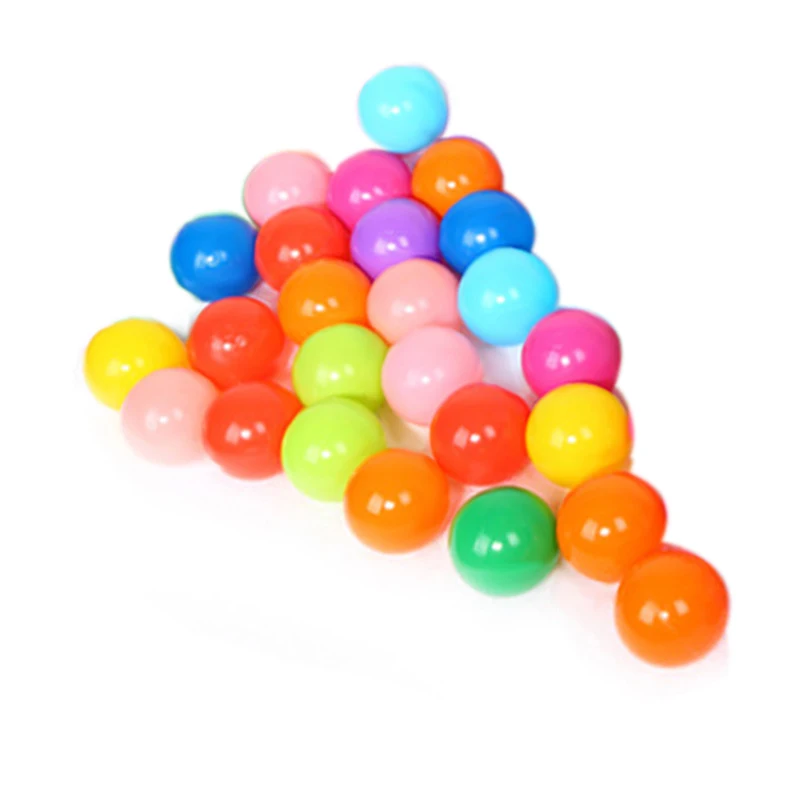 25pcs/50pcs/100pcs/lot Colorful Ball Soft Plastic Ocean Ball Funny Baby Kid Swim Pit Toy Water Pool Ocean Wave Ball Toys for Kid