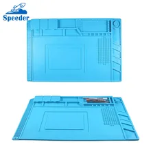 Термостойкий паяльный коврик силиконовый тепловой пистолет BGA изоляция паяльной станции Pad Ремонт Инструменты техническое обслуживание платформы