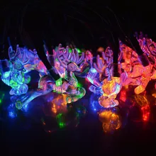 MUQGEW 20 светодиодный светильник на открытом воздухе, садовый Рождественский колокольчик, сказочный светильник на солнечной энергии, ротанговый шар, светодиодный светильник-гирлянда, теплый