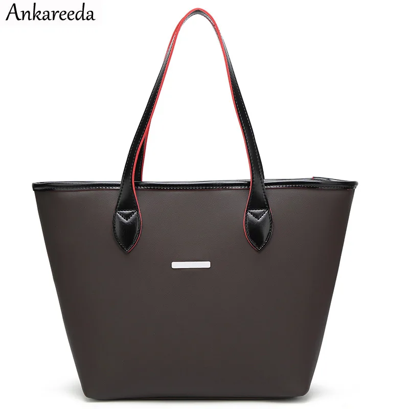 Ankareeda Brand Designer Beach Bag Handbags High Quality Top Handle Bags Women Bag Ladies Leather Shoulder