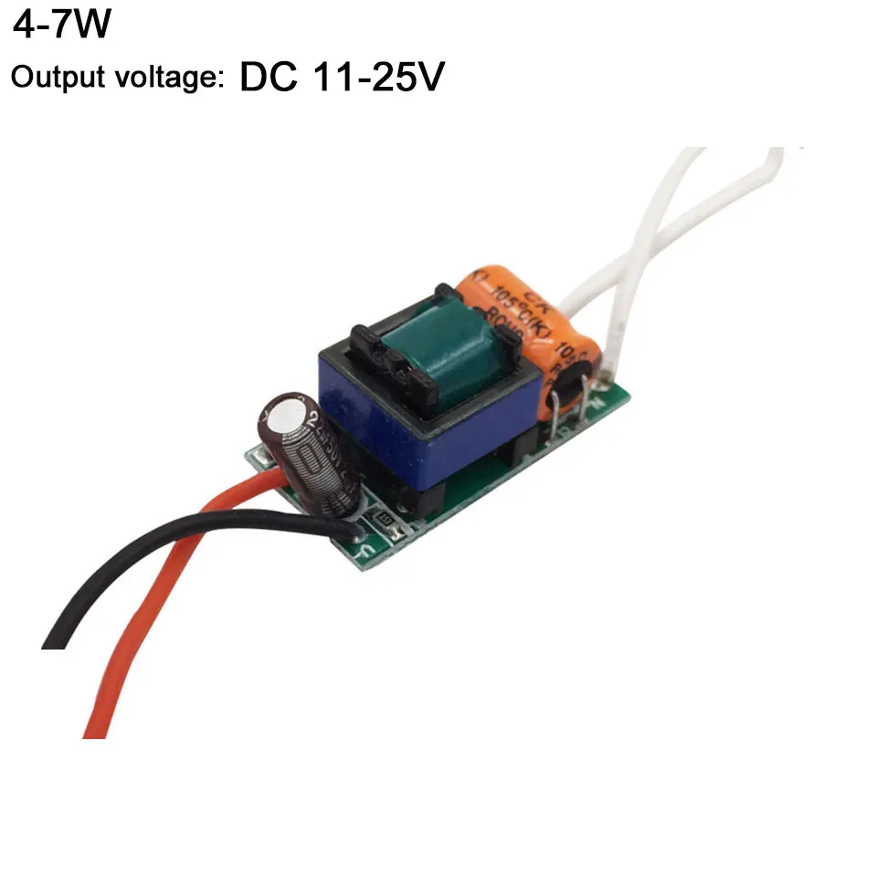 Светодиодный источник питания трансформатор 3 Вт-36 Вт 300 мА с драйвером постоянного тока для светодиода AC 110 В 220 в преобразователь в DC напряжение 50 Гц 60 Гц