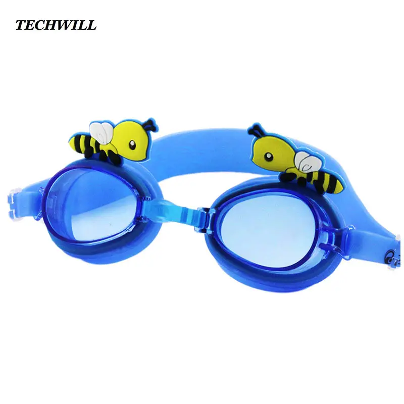 Cute Baby Swimming Goggles Cartoon Bees Diving Glasses Children