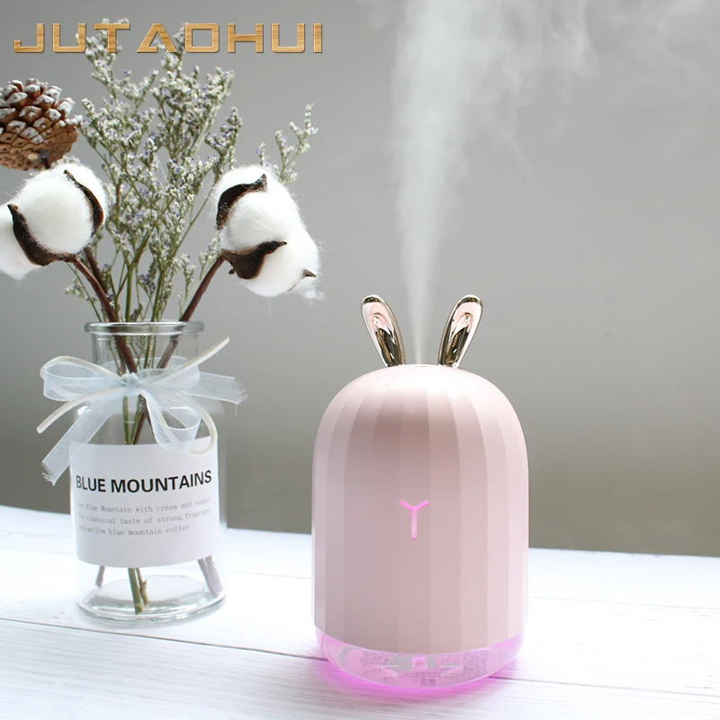 

High Quality 220ML Ultrasonic Air Humidifier Aroma Essential Oil Diffuser for Home Car USB Fogger Mist Maker with LED Night Lamp