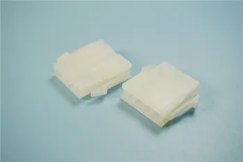 

10pcs 5559 Power connector Shell 4 Pin Mini-Fit Jr. Plug Housing 4.20mm Single Row 4 Circuits Panel Mounting Ears Natural