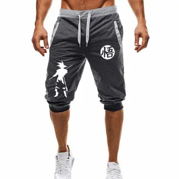 

Mens Shorts Casual Sweatpants Summer Dragon Ball SaiyaTracksuit Hot Selling Sportswear Breathable Fashion Anime Short Brand