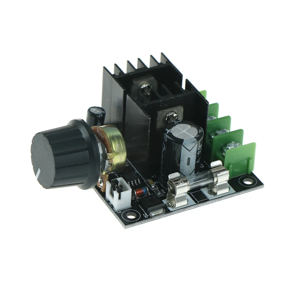 1PC PWM frequency 3 kHz 12V-40V 10A PWM DC Motor Speed Controller With Knob 73*60 *27 Mm