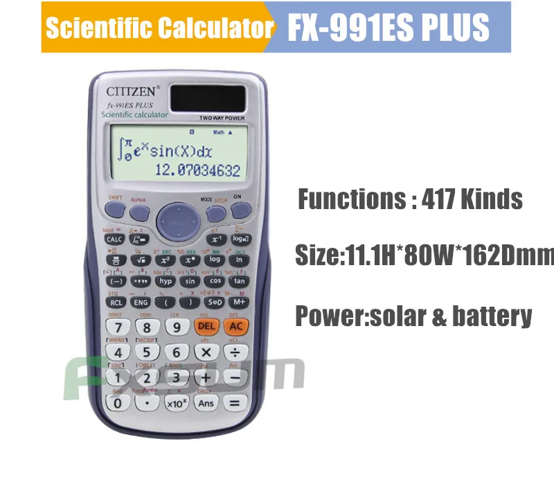 FX-991es Плюс Научный калькулятор не двойной Мощность с 417 функции двойной Мощность Calculadora Cientifica студенческий экзамен калькулятор