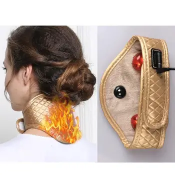 

USB Electric heating heated hot moxa moxibustion cervical neck support nursing care warm fomentation far infrared physiotherapy