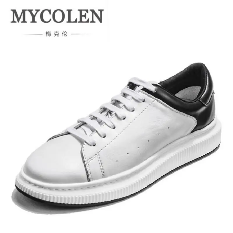 MYCOLEN/Роскошная брендовая кожаная мужская повседневная обувь на все сезоны