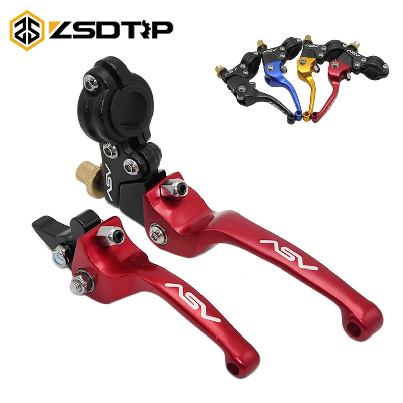 ZSDTRP ASV F3 Short Aluminium Alloy Brake & Clutch Handlebar Lever for Motocross Motorcycle Pit Bike Dirt Pit Bike|Grips| - AliExpress