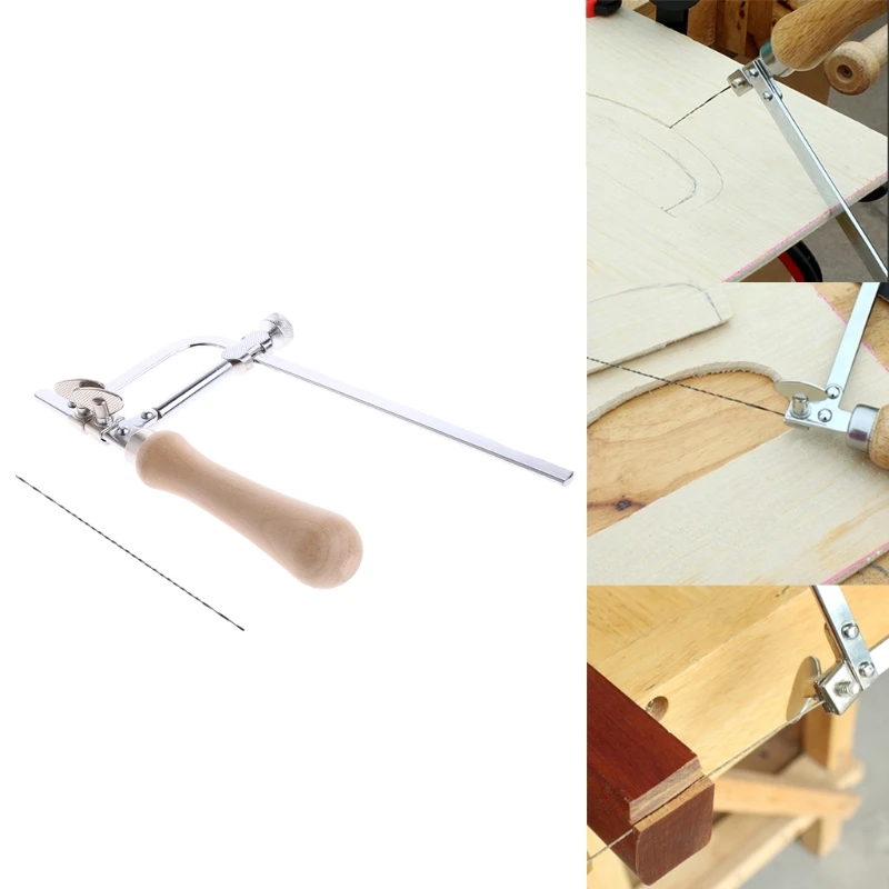 

Piercing Blade Jewelry Steel Saw Frame Adjustable Jewelers+FREE 1 Blade