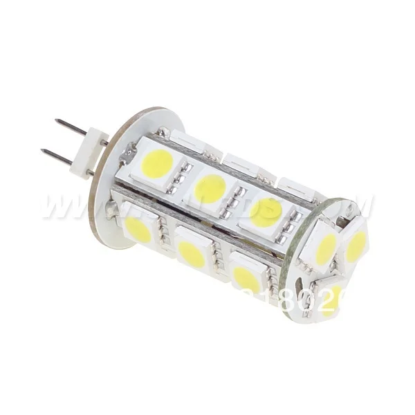 

Free Shipment Dimmable Led G4 Bulb 12VDC 18PCS 5050SMD White 360-396LM Tower Type 3W 5pcs/lot
