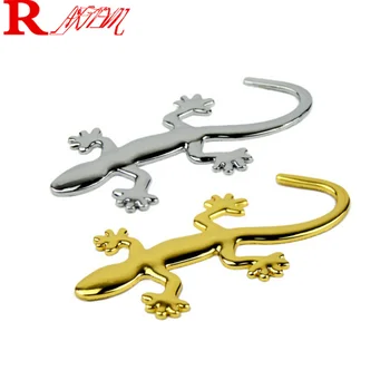 

car styling 3D Metal Gecko Lizard Stickers For Dodge Caliber Challenger Charger Durango for Pontiac Bonneville Vibe Grand AM