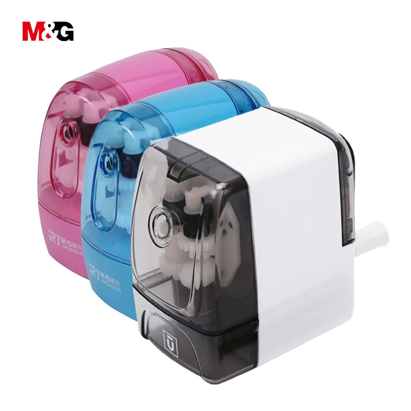 

M&G 3 color ultra simple mechanical pencil sharpener for school supplies quality kawaii sharpener office stationery gift