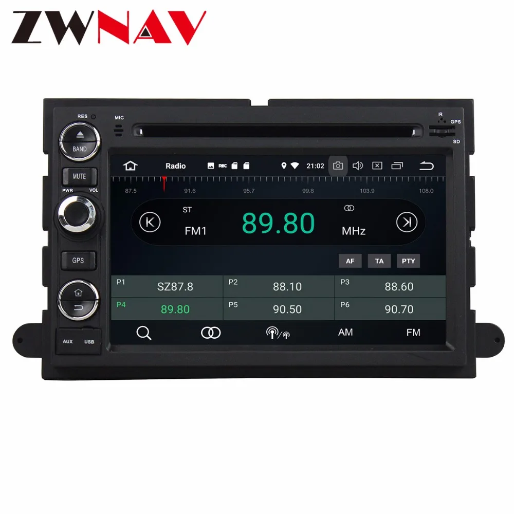 Top IPS DSP Android 8.0 Car dvd multimedia player For Ford Fusion/Explorer/F150/ Edge/Expedition car with gps navigation autoradio 5