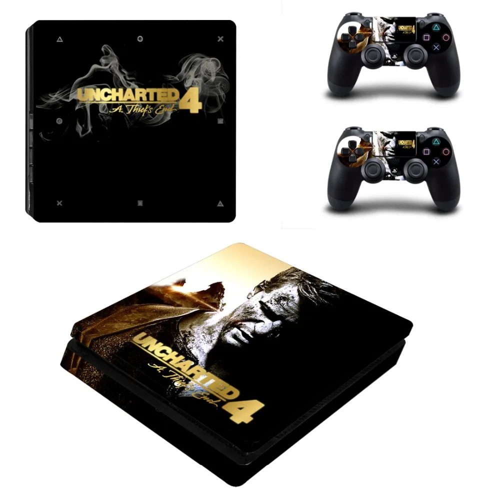 Неизведанный 4 A tief's End PS4 тонкий стикер кожи для Sony PlayStation консоль и контроллеры