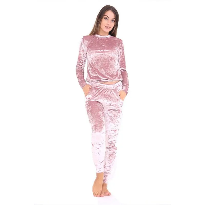 LUO-SHA-5-Colors-Tracksuit-Costumes-for-Women-Velvet-Set-Clothing-Long-Sleeve-Top-Slim-Velour(1)
