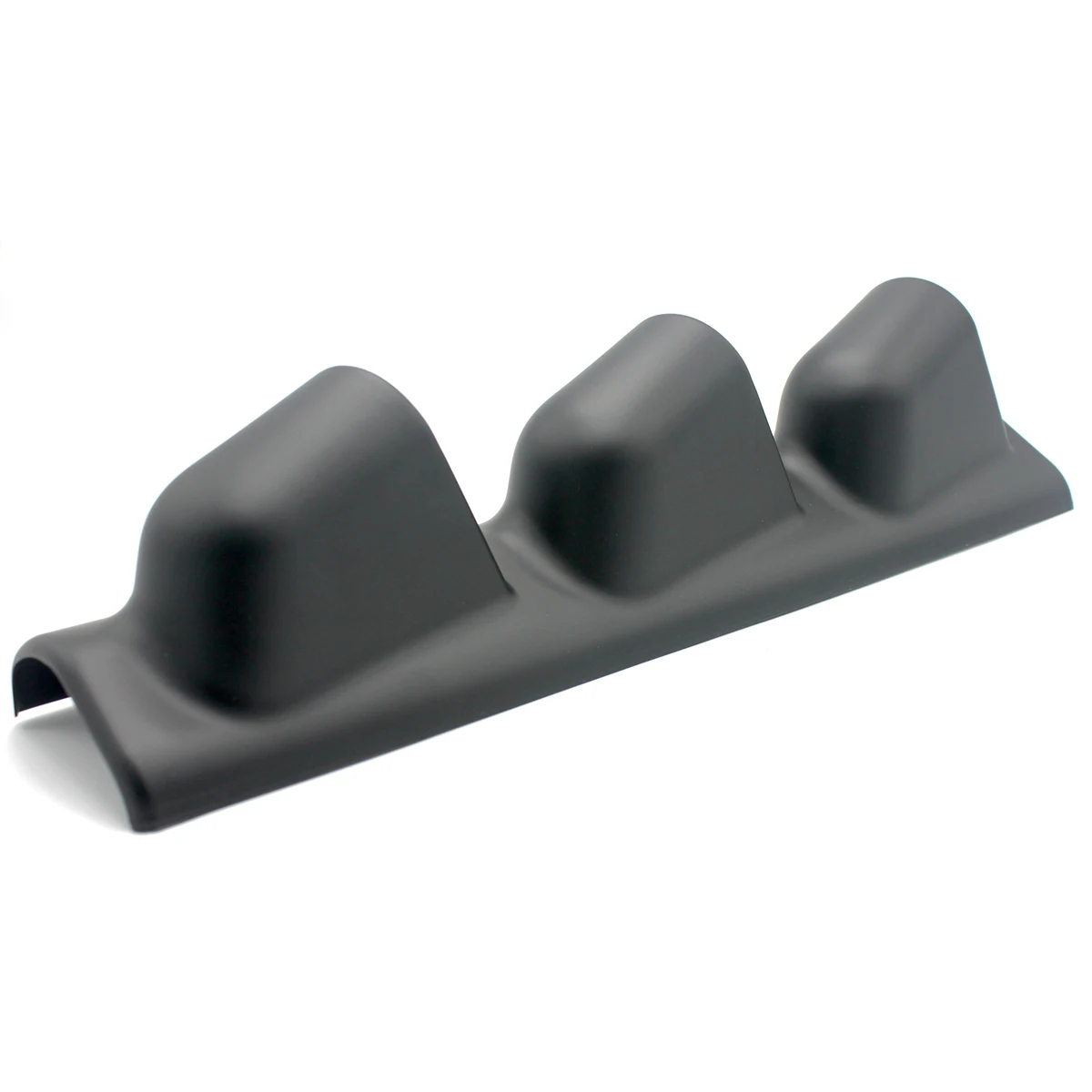 

Gauge A-Pillar Pod Three Holes Curved Instrument Rack (Black)