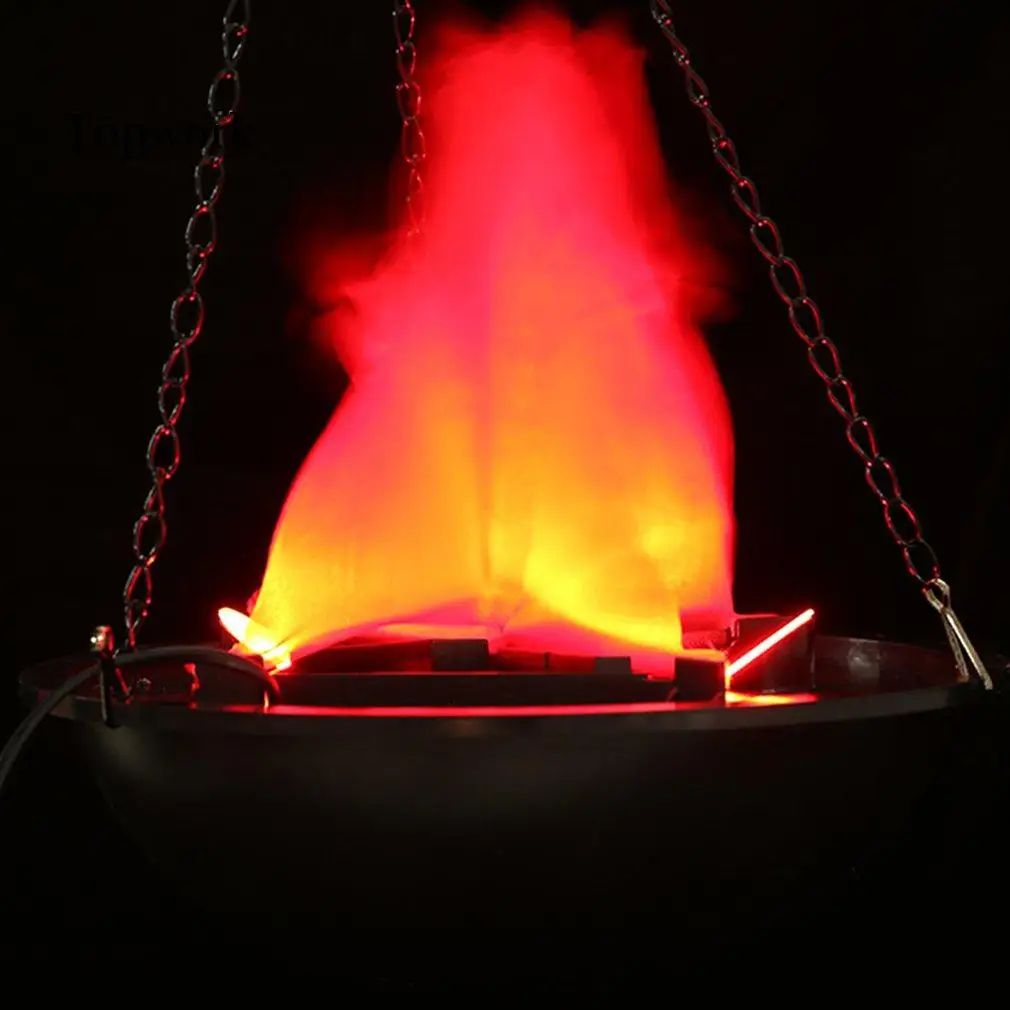 Электронное моделирование искусственное пламя огонь подвесной светильник жаровня свет для церкви бар Вечеринка декорации Искусственный