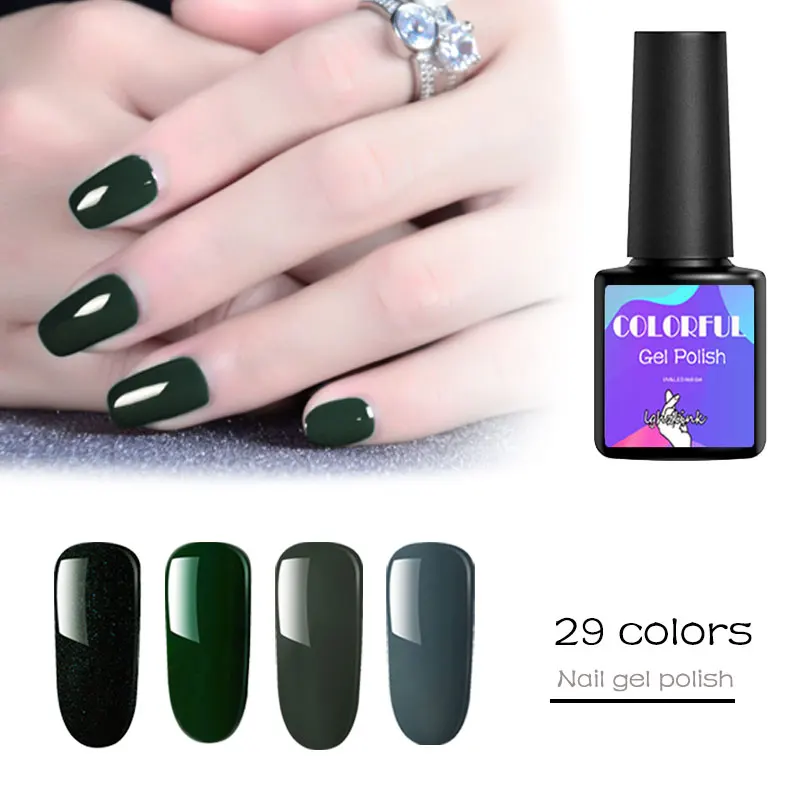 

lghzlink Hot Sale UV Gel 8ML 29 Pure Colors Gel Nail Polish Nail Art Salon Tips Soak-off Gel Nail Varnishes Long-lasting Gel Lak