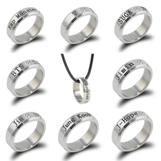 8 Style Korean Bangtan Boys BTS Album Ring Rap Monster Jimin Jin Suga V J-Hope R 8 Style Korean Bangtan Boys BTS Album Ring Rap Monster Jimin Jin Suga V J-Hope R
