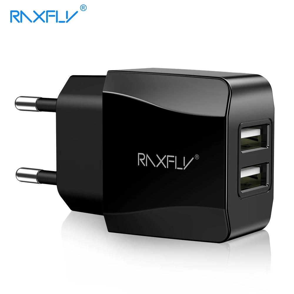 

RAXFLY USB Charger for iPhone X XS Max 8 7 iPad Fast Wall Charger Adapter for Samsung S9 Xiaomi Mi 8 Travel Mobile Phone Charger