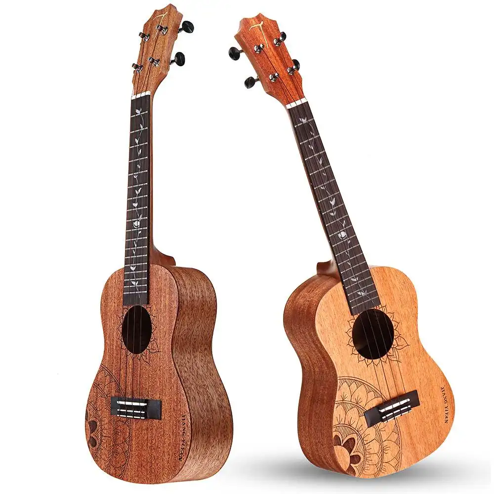 2019 JYY-C1 23 26 Inch Mahonie Hawai Ukulele 4 String Rosewood Mini Guitarra Supply Bag Guitarlele Instrumentos Musicales