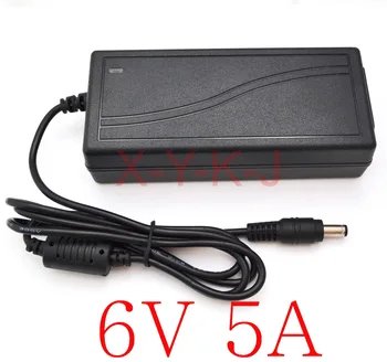 

10PCS 6V5A High quality IC solutions AC 100V-240V DC 6V 5A Switch power supply, 30W LED adapter, DC plug 5.5mm*2.1-2.5mm