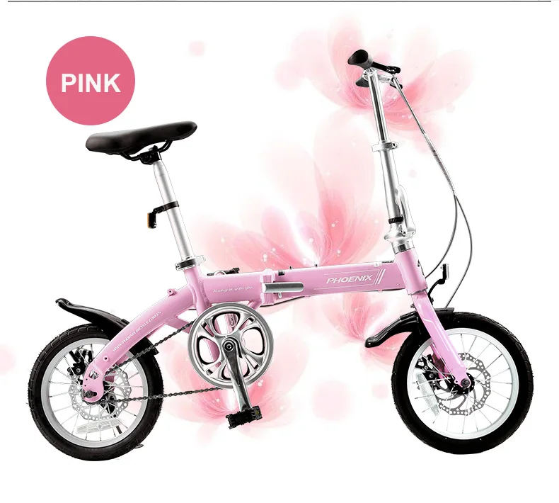 Phoenix 14'' Folding Bike Ultra-light Portable Bicycle Adult