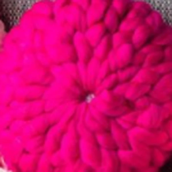 Декоративные подушки вязаные вручную мяч-клубок Декоративные диванные подушки простые для автомобиля домашняя шерсть Мериносовая толстая пряжа плед - Цвет: Rose red