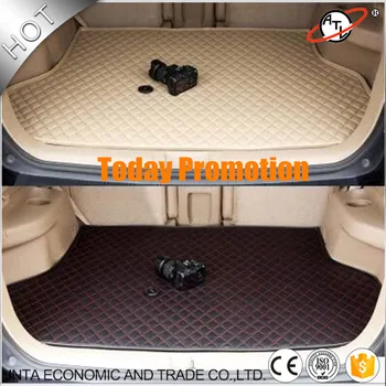 

Car accessories Car trunk mat Cargo Liner , Leather embroidery one piece trunk mat ,high quality and luxury vresion