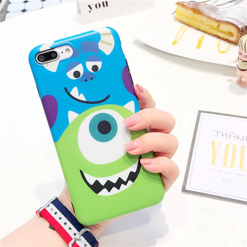 

For iphone 7 7Plus Cartoon Sullivan Monsters Scrub Case, Soft TPU Case For iphone XS max XR X 6s 6SP 8 8plus
