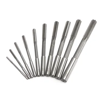 

10pcs/set 3-12mm HSS Machine Reamer Set H7 Straight Shank Milling Chucking Reamer Machine Cutter For Hole Repair