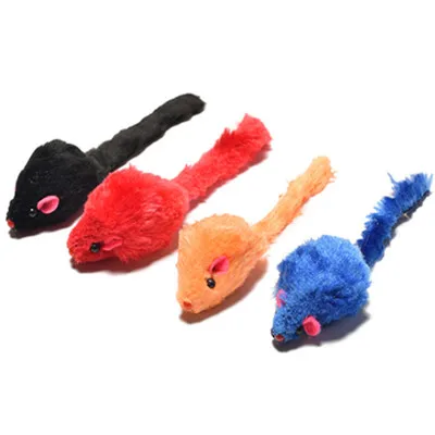 

1pc/10pcs/lot Mini Colorful Cat Toys Plush False Mouse Toys for Cats Kitten Animal Funny Playing Pet Cat Products Cat Supplies