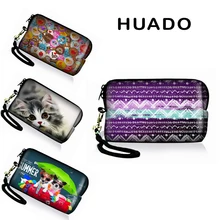 Cute Printed Women Coin Purse Ladies Small Change Purse soft Neoprene Wallets Female Zipper Coin Wallet unishow cute bow wallet women small female purse brand lock designer ladies wallet mini coin purse girl change bag card holders