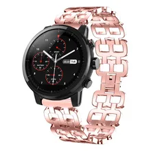 HIPERDEAL 1 шт. аксессуары для часов нержавеющая сталь Цепь Стиль Браслет Смарт часы ремешок для Huami Смарт 2 S часы JANN01