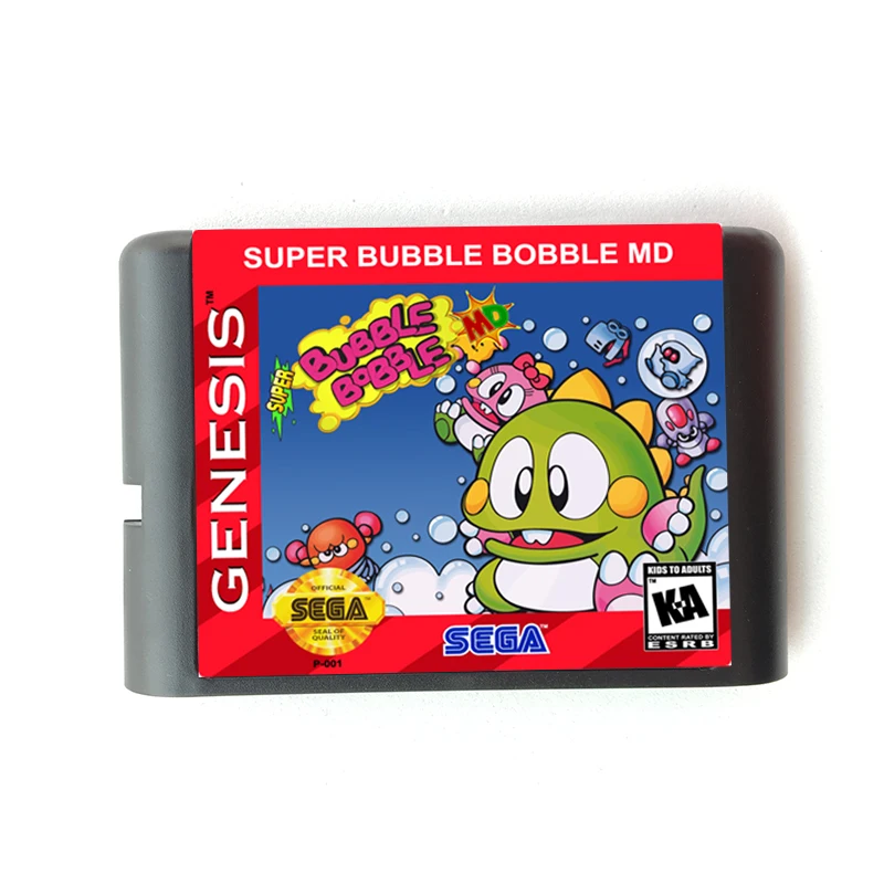 Карта памяти Super Bubble Bobble 16 бит MD для Sega Mega Drive 2 SEGA Genesis Megadrive|Картриджи| |