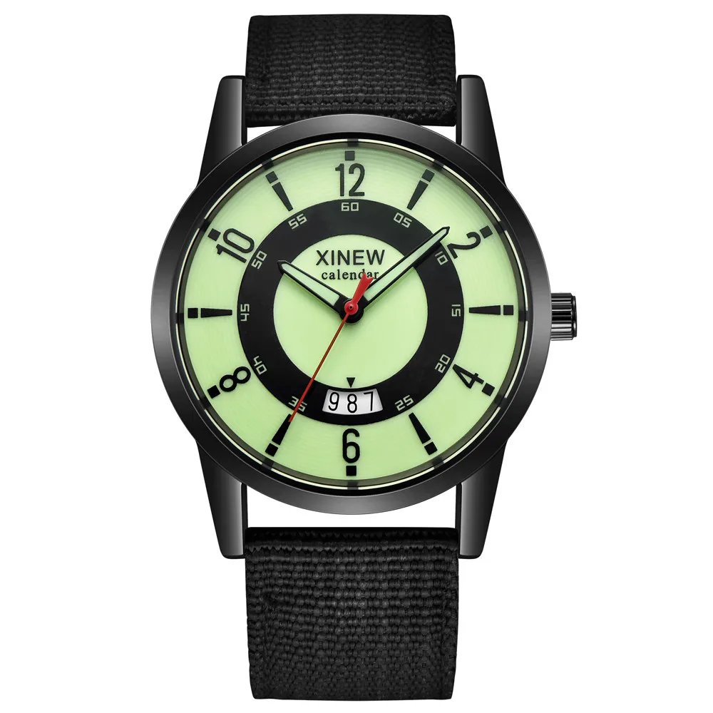 

XINEW Mens Military Steel Military Date Quartz Analog Army Casual Dress Wrist Watches Waterproof Watch Men relogio masculino A40