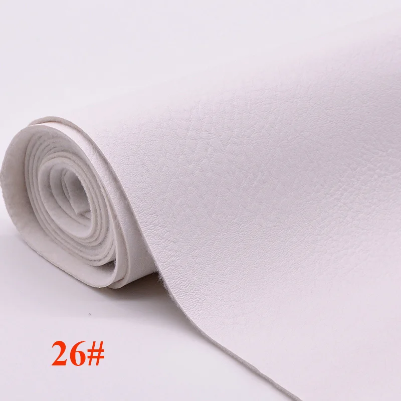 Meetee 100*138cm Faux Artificial Synthetic Leather Fabric for Sewing DIY Bag Shoes Sofa Material Home Decor Accessories - Цвет: 26