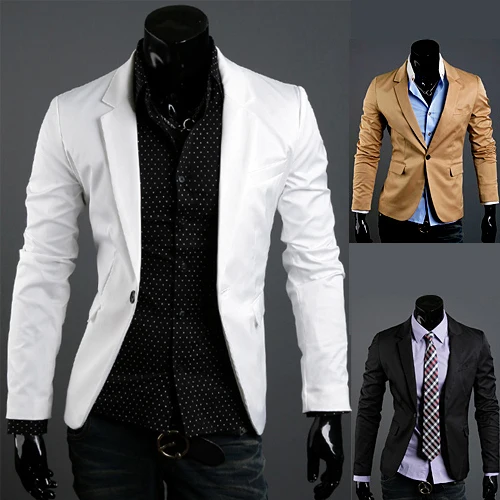 Promotion!2016men's clothing blazer outerwear suit slim casual suits ...