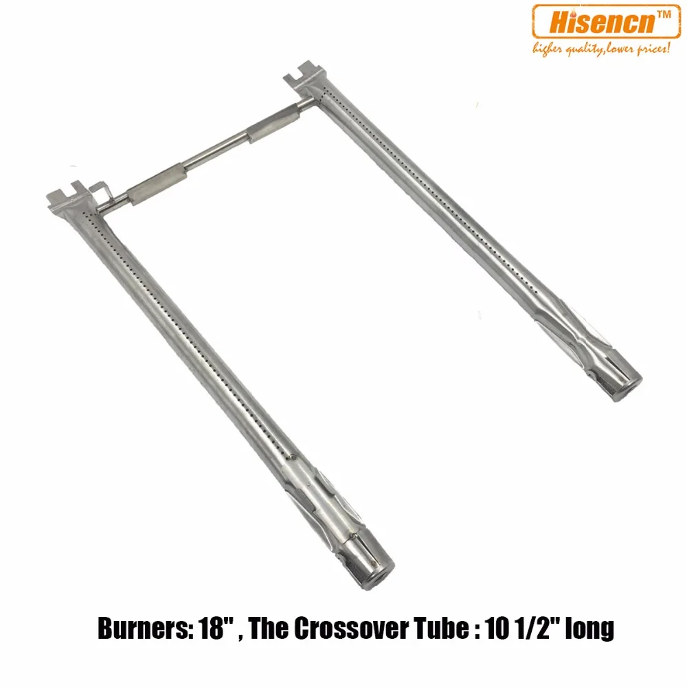 

Hisencn 18 inch Barbecue Gas Stainless Grill Burner Tubes Replacement For Weber Spirit 200 Series Model Years 2013 and Newer