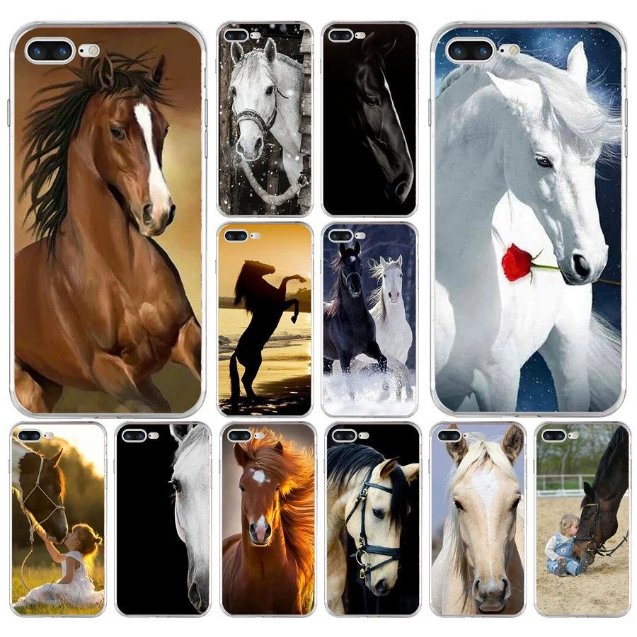 

150H The Finest Horses Soft TPU Silicone Cover Case For Apple iPhone 6 6s 7 8 plus Case