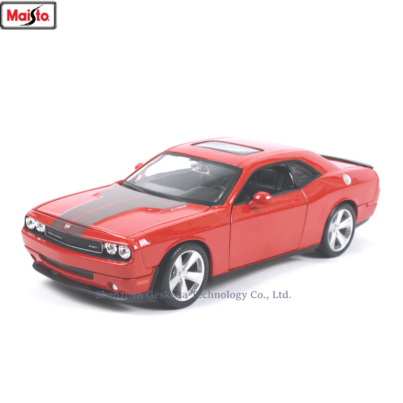 Модель автомобиля Maisto 1:24 Dodge Challenger из сплава декоративная коллекция игрушечные инструменты