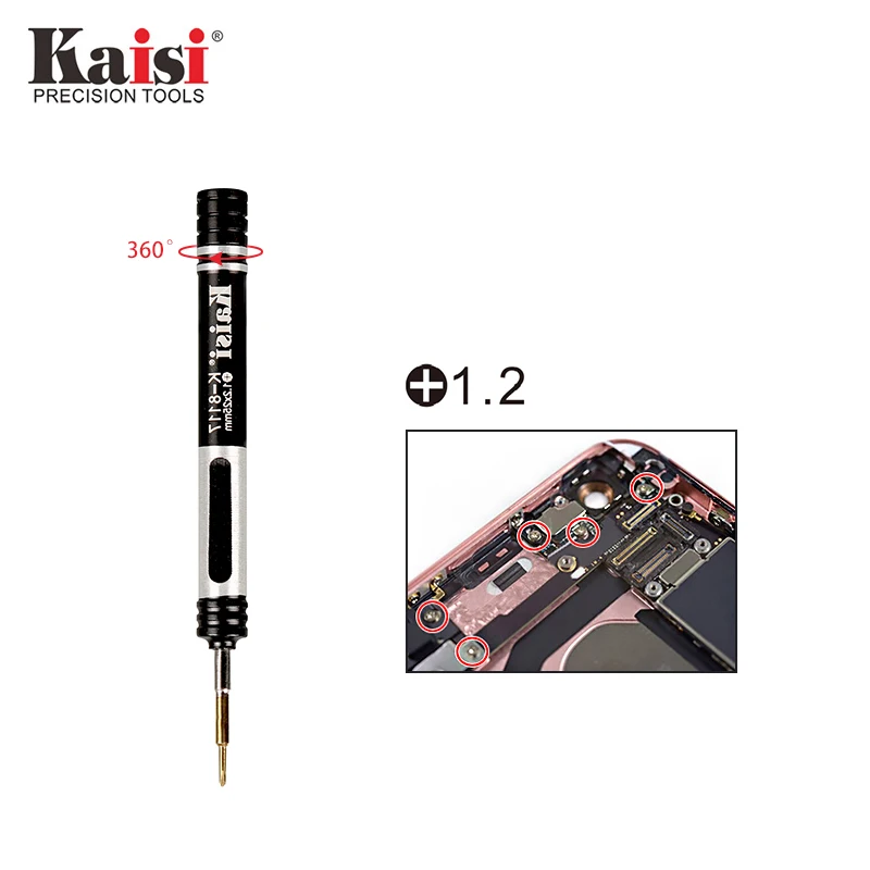 Kaisi прецизионная Магнитная отвертка многофункциональные ремонтные инструменты для iPhone 6 7 8 Phillips Torx Hex y-тип Pozidriv K-8117