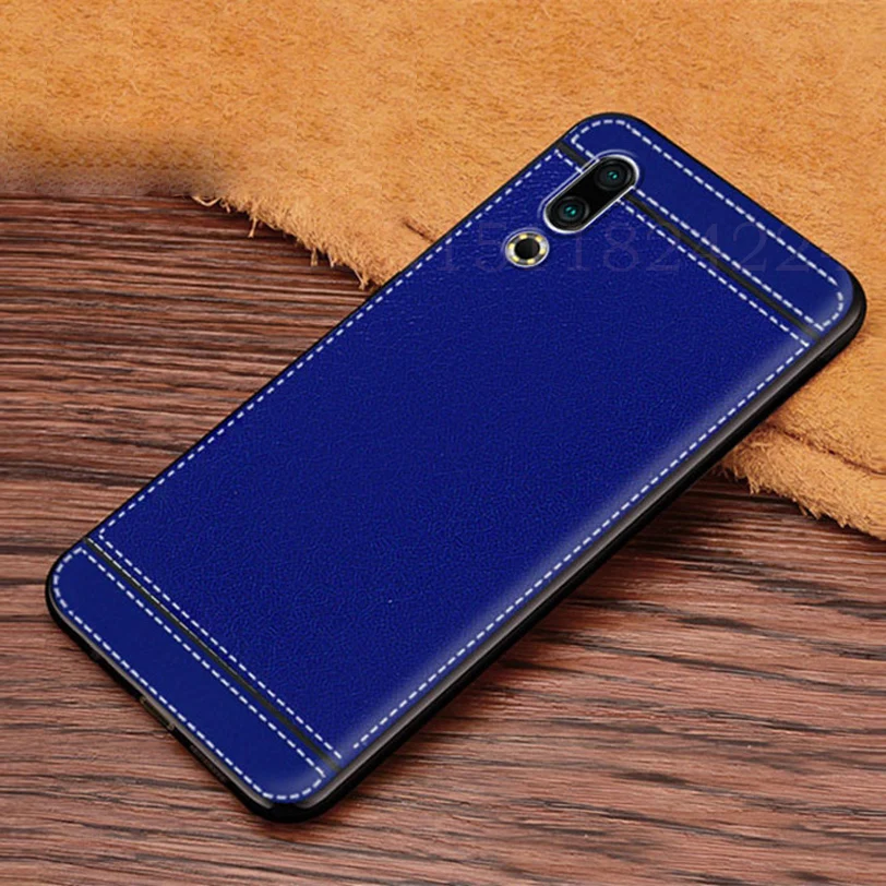 Note 9 Case For Meizu 16 16X 16th X8 Note 8 9 Case Leather grain Silicone Soft TPU Cover for Meizu 16s Phone Coque (11)