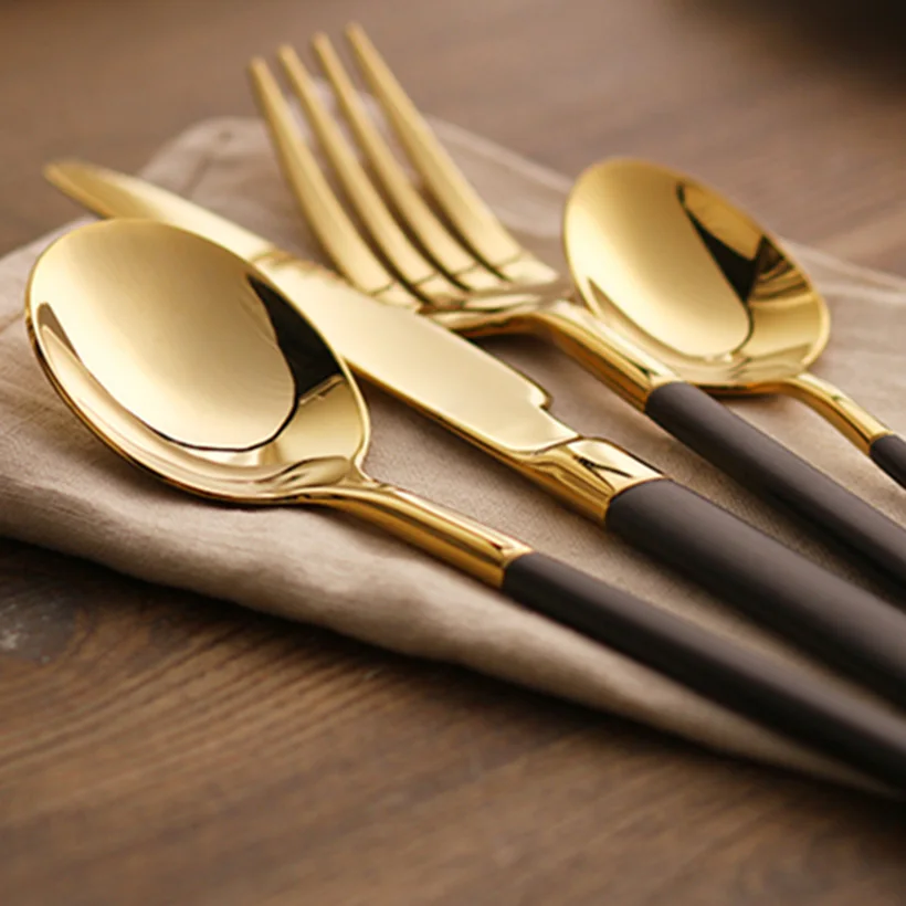 1-Pieces-Knife-High-grade-Gold-Head-Dinnerware-Stainless-Steel-Luxury-Cutlery-Tableware-Knife-Dining-Dinner