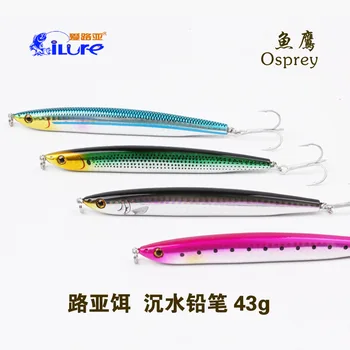 

Sea Fishing fish deep diving lure Metal Spoon Baits Crank Lure Minnow artificial hook 12cm/43g Free shipping