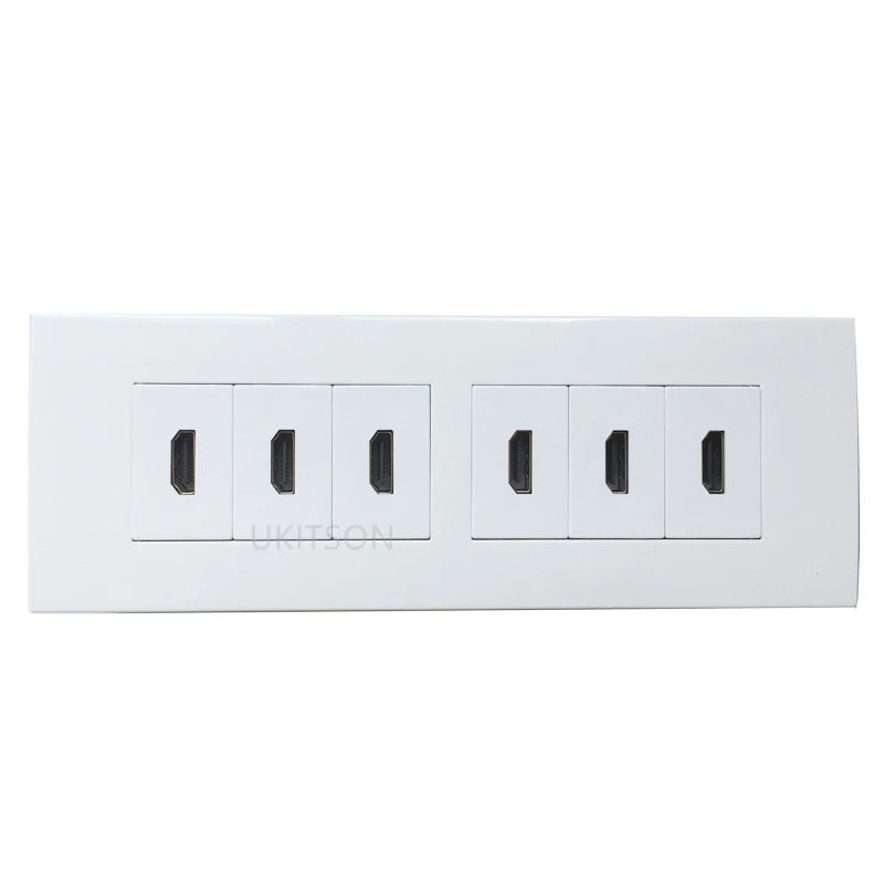 6 Ports HDMI Wall Panel pic 2