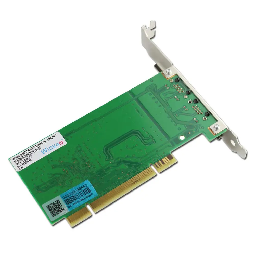Winyao WY546T2 PCI адаптер с двумя портами для Gigabit Ethernet сетевой адаптер карты PRO/1000 Мбит/с PWLA8492MT 82546 NIC lan сетевая карта 10/100/1000 м